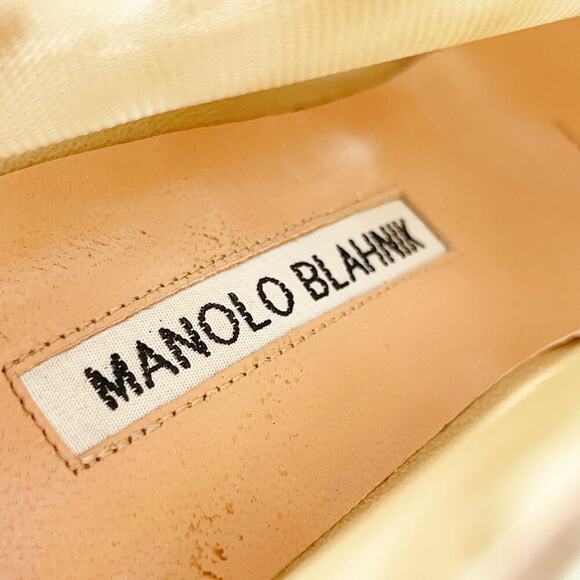 Manolo Blahnik Clizia Tan Mesh Bootie with Sequin and Floral Appliqué IT 40.5 - Picture 14 of 14